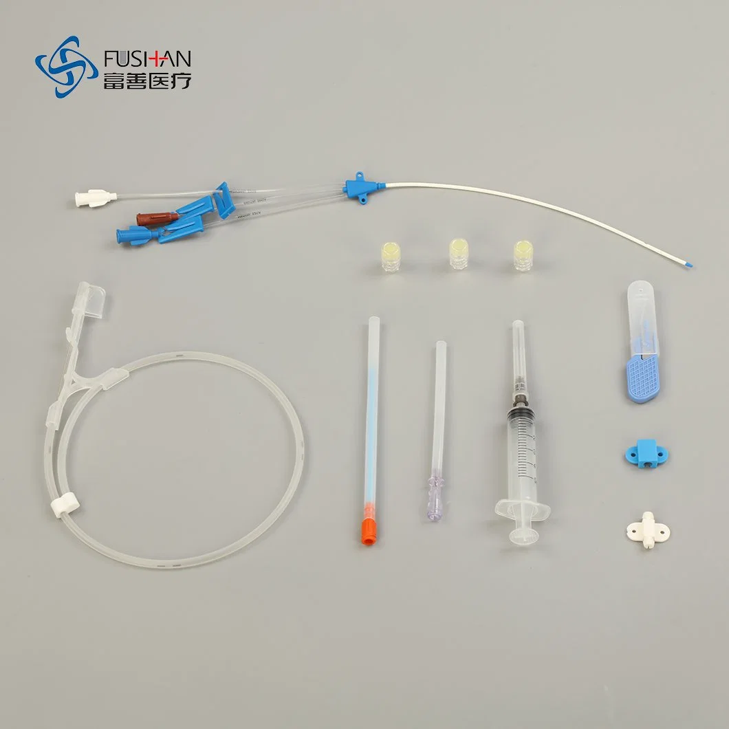 Disposable Medical Central Venous Catheter Pressure CVC Kit Sterile Cvp Line Central Line Insertion Single Lumen Size 18g Approved by ISO13485